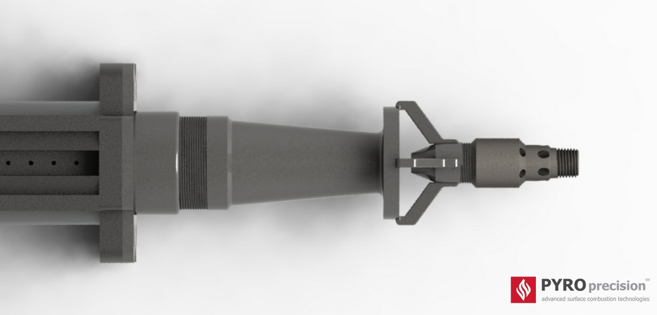 หัวเตาแก๊ส ตรงยาว LD305-ST-2 Linear Modular Tank Heating Burner (Venturi) ความยาวโมดูล 30ซม - 3.0ม กำลัง 6-60 กิโลวัตต์ สำหรับถังต้มถังต้มอุตสาหกรรมทรงสี่เหลี่ยม