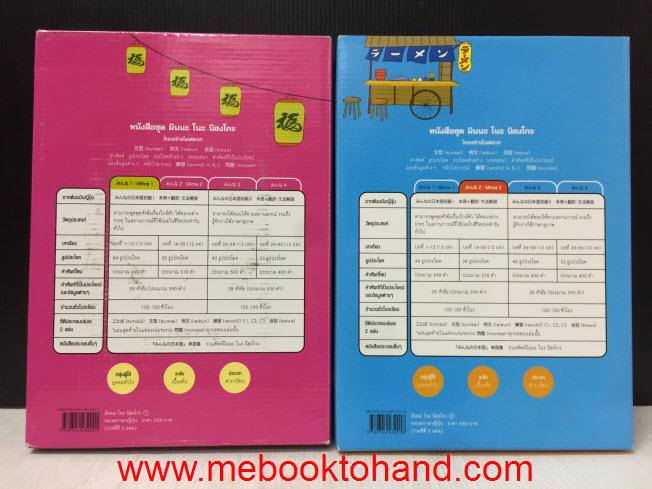 มินนะ โนะ นิฮงโกะ แบบเรียนภาษาญี่ปุ่นระดับต้น 1-2