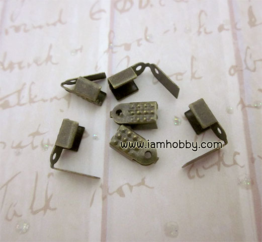 ตัวเก็บปลายเชือก 0.4cm. (20 ชิ้น)