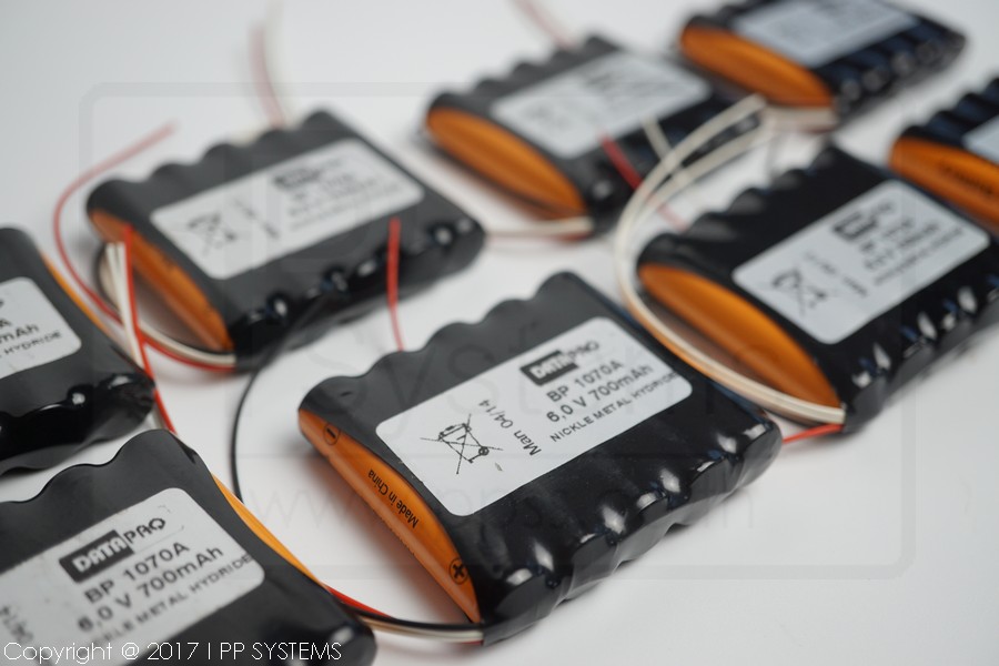 [BP1070A] Datapaq NiMH Battery with Sensor, Nickel Metal Hydride, 6.0V 700mAh