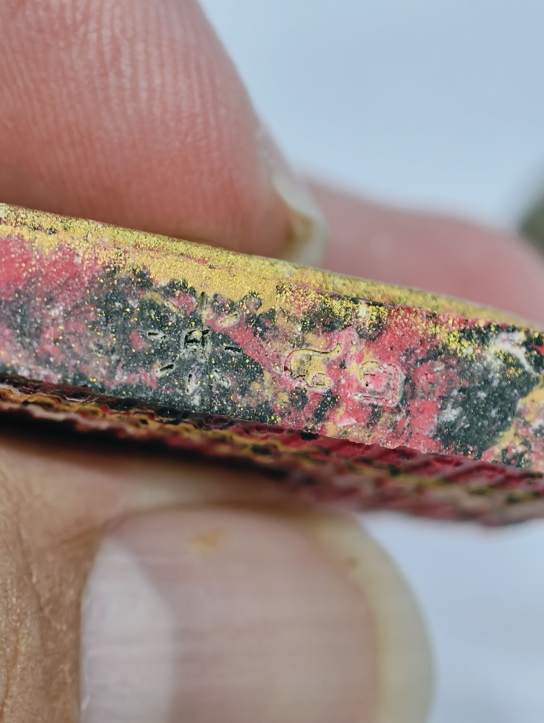 หลวงปู่มหาศิลา วัดโพธิ์ศรีสะอาด พระสมเด็จ ชินบัญชร หลังยันต์ รุ่นแรก ลายเสือไฟ KA2679