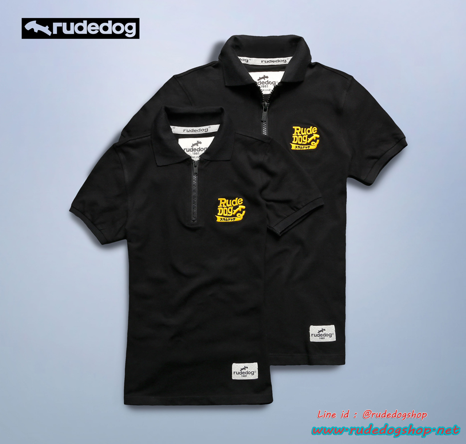 โปโล สปอร์ต rudedog รุ่น Bubble (บับเบิ้ล) สีดำ (Black)