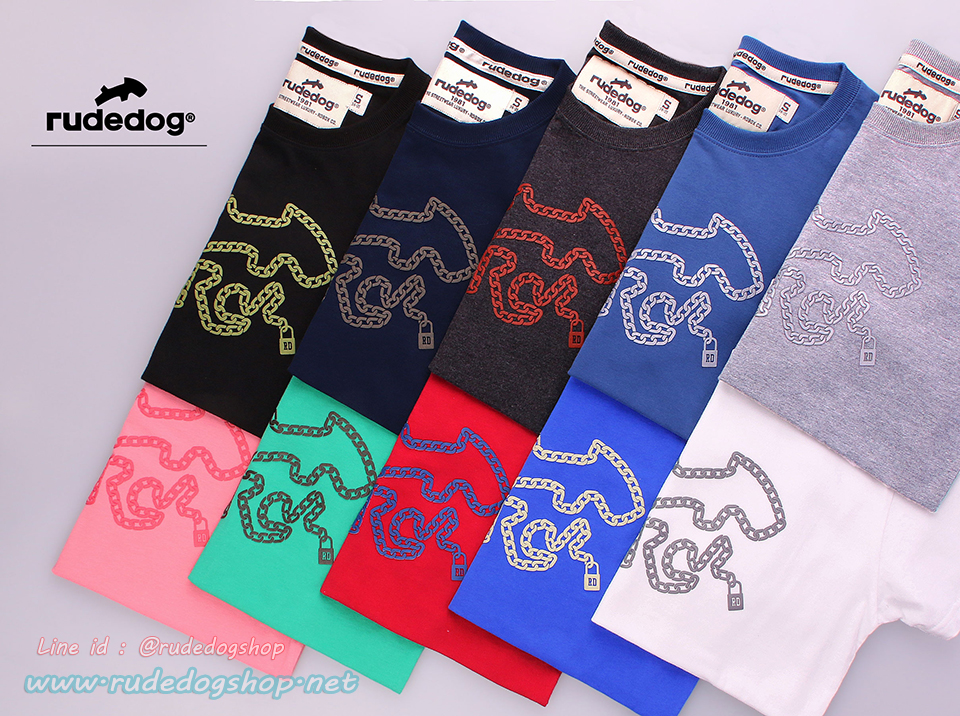 เสื้อยืดแขนสั้น rudedog รุ่น CHAIN (เชน)