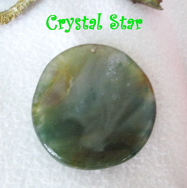 จี้อาเกตแกะสลักรูปเจ้าแม่กวนอิม