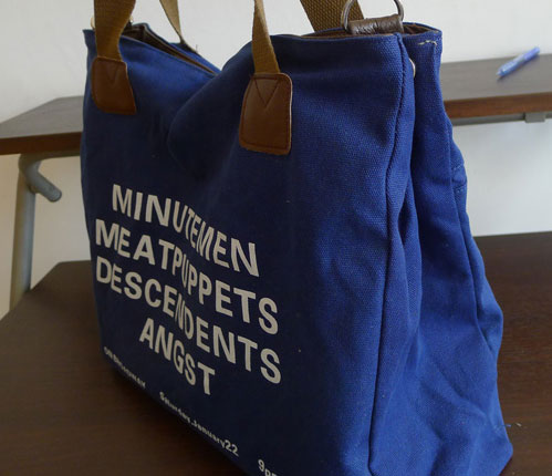 กระเป๋าสะพายผ้า แฟชั่นเกาหลี กระเป๋า shopping bag มีหลายสี Blue