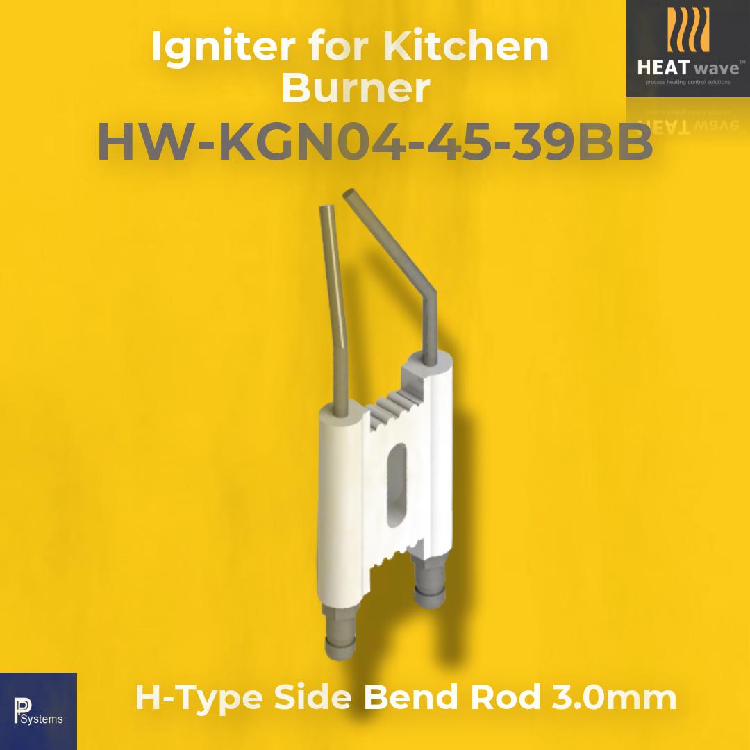 HEATwave H-Type Side Bend Rod 3.0mm Igniter for Kitchen Burner l เขี้ยวสปาร์ค รูปทรง H งอ สำหรับจุดสปาร์ค (อย่างเดียว) สำหรับเตาฟู่ เตาครัว