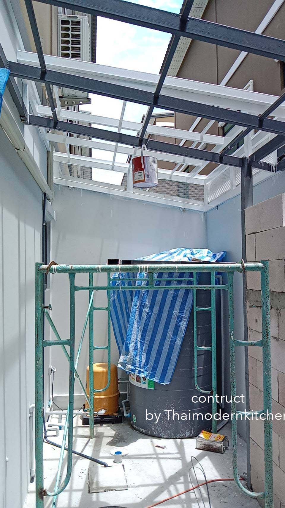 งานต่อเติมครัวขนาด 5×2.0 ตารางเมตร