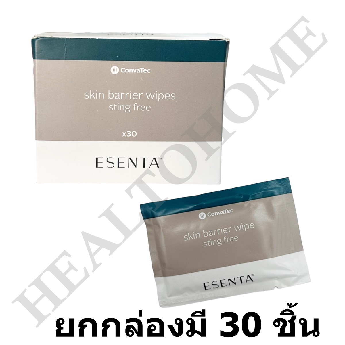 Esenta Skin Barrier Wipes (Silesse Wipes) แผ่นเช็ดเคลือบผิวป้องกันแผลกดทับ