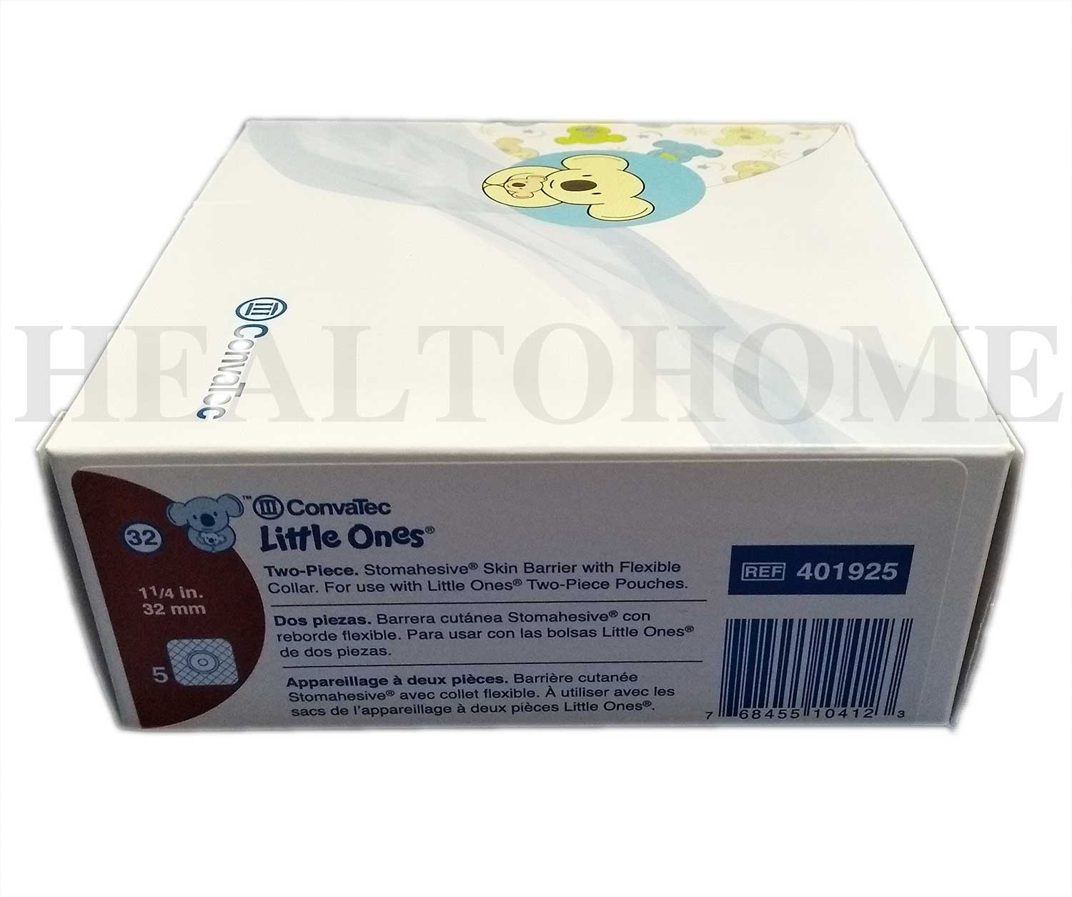 Convatec Little Ones Two-piece แป้นสำหรับติดถุงอุจจาระหน้าท้อง สำหรับเด็ก 32 มม. (เฉพาะแป้น ไม่รวมถุง)