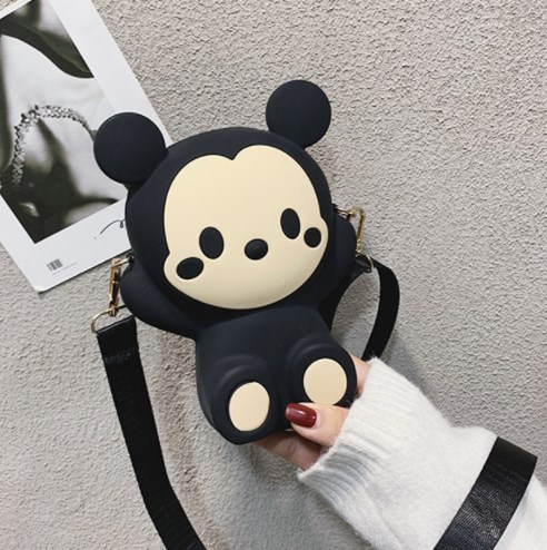 กระเป๋าซิลิโคน Mickey มีสายสะพาย
