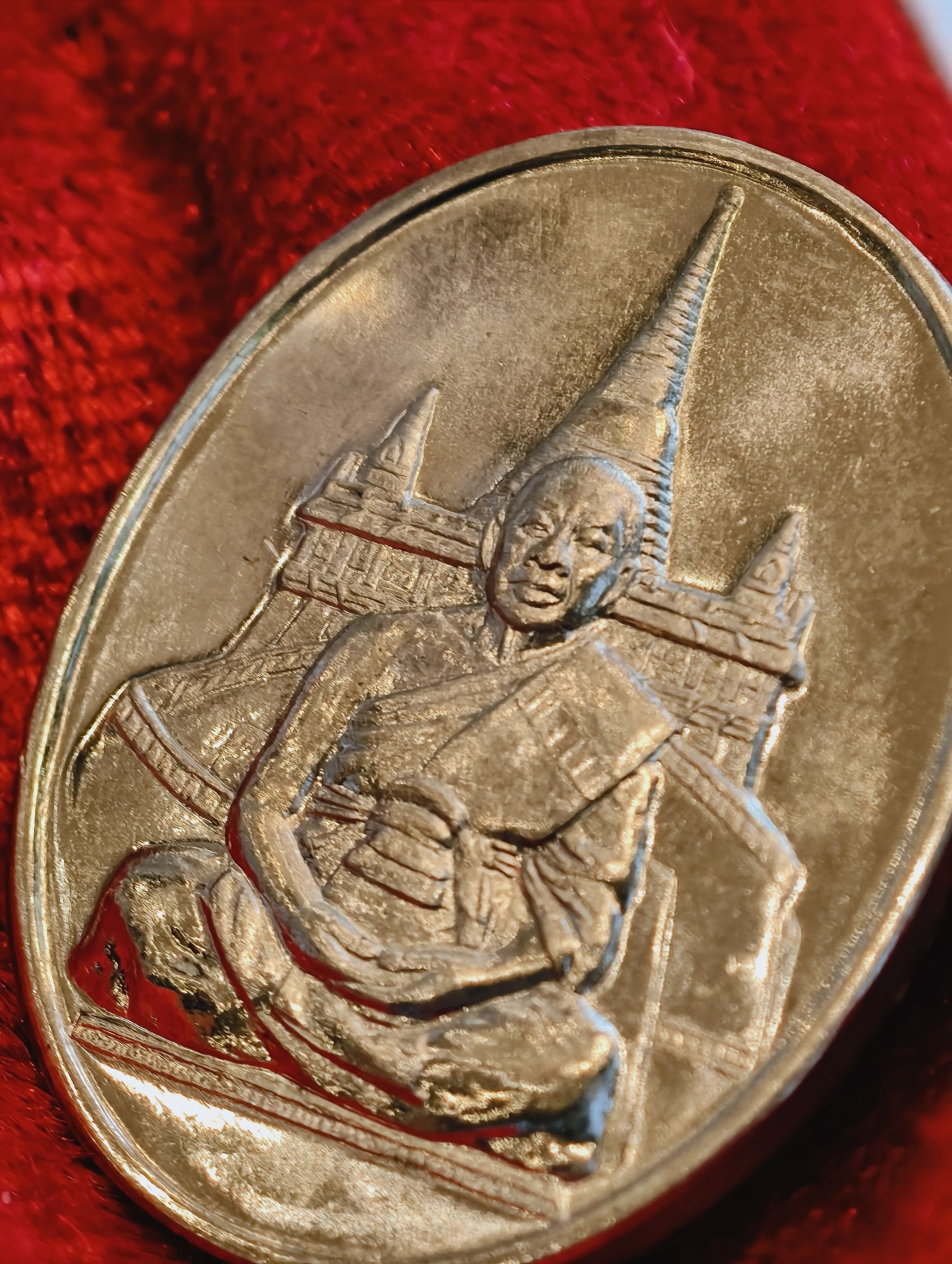 พระสมเด็จพุฒาจารย์เกี่ยว พระบรมบรรพต อัลปาก้า ภูเขาทอง กรุงเทพฯ AC3221