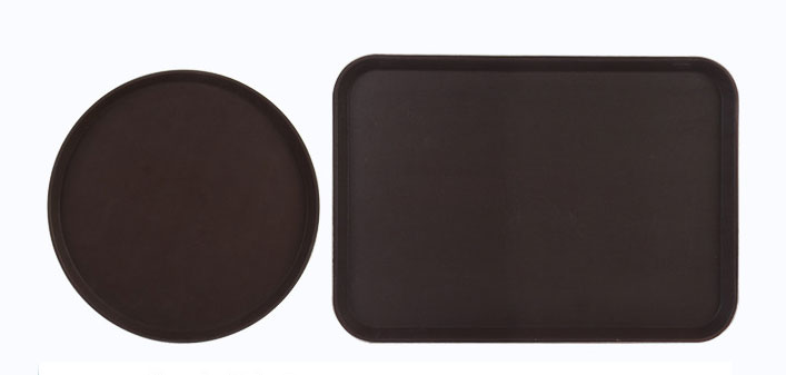 ถาดเสิร์ฟ ถาดโรงแรม ภัตตาคาร ถาดเสิร์ฟอาหาร กันลื่น ขนาด 14" x 18" (46cm x 37cm)