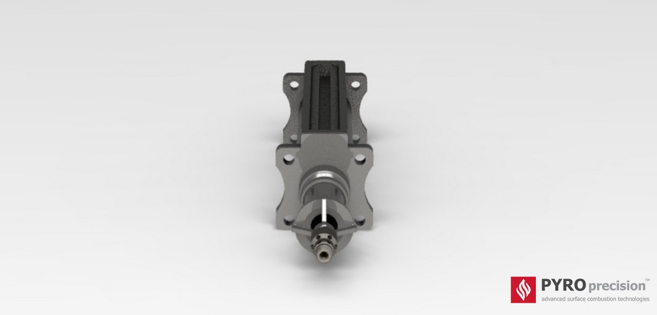 หัวเตาแก๊ส ตรงยาว LD305-ST-1 Linear Modular Tank Heating Burner (Venturi) ความยาวโมดูล 30ซม - 3.0ม กำลัง 6-60 กิโลวัตต์ สำหรับถังต้มถังต้มอุตสาหกรรมทรงสี่เหลี่ยม