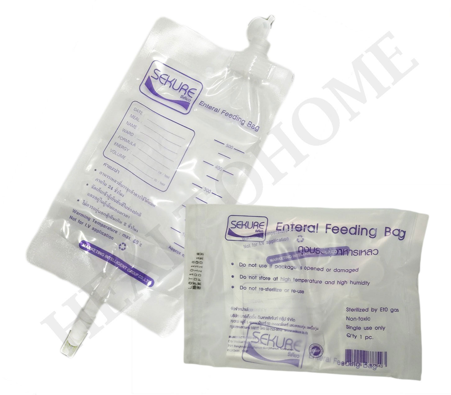 Nutri-Bag Enteral Feeding Bag ถุงให้อาหาร ถุงใส่อาหารเหลว 500 มล.