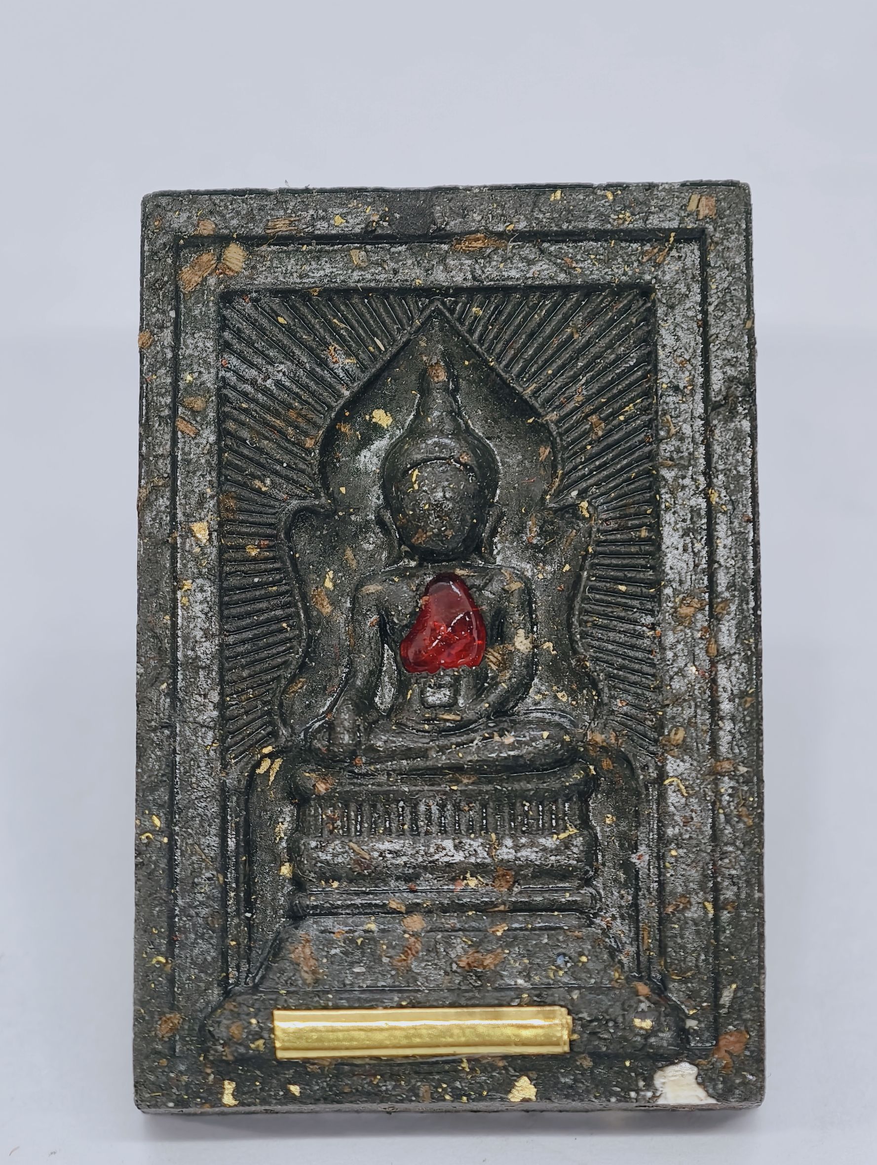 หลวงปู่จื่อ วัดเขาตาเงาะอุดมพร พระสมเด็จ แหวกม่าน มหาโชค ตะกรุดทอง เหล็กน้ำพี้ พลอยเสก KA2915