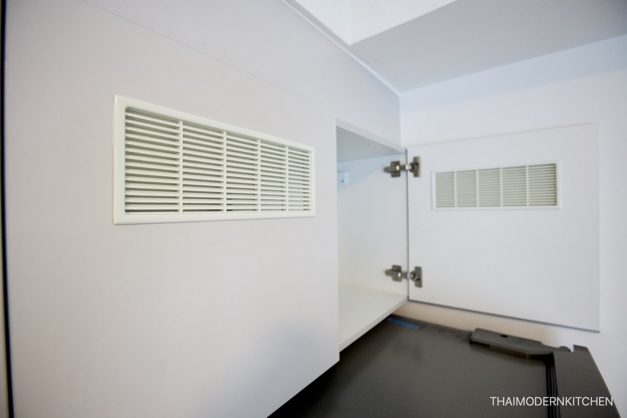 ครัวบิ้วอิน บ้านคุณปาน ตู้ไฟ ตู้เย็น