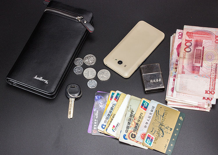 กระเป๋าสตางค์ผู้ชายใบยาว MZ-020 [มีซิป]