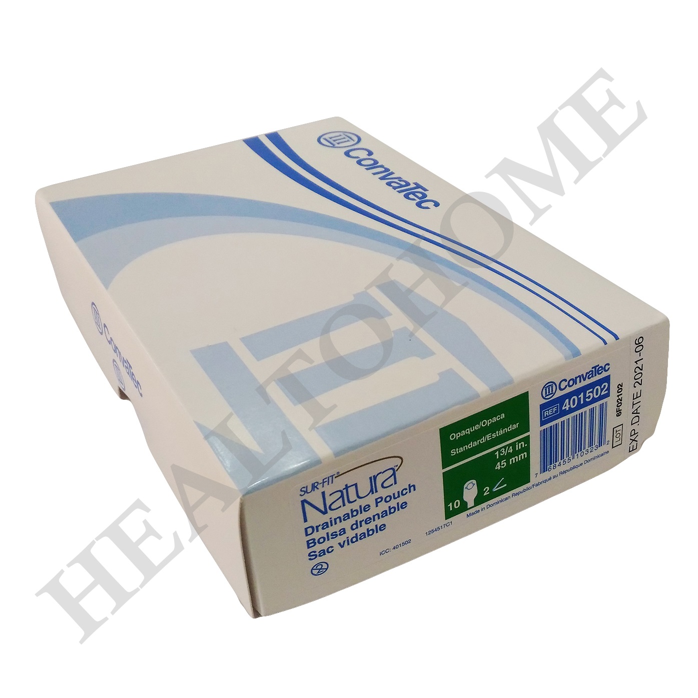 Convatec Sur-Fit Natura Opaque ถุงอุจจาระ ขุ่น แบบ 2 ชิ้น (เฉพาะถุง ไม่รวมแป้น)