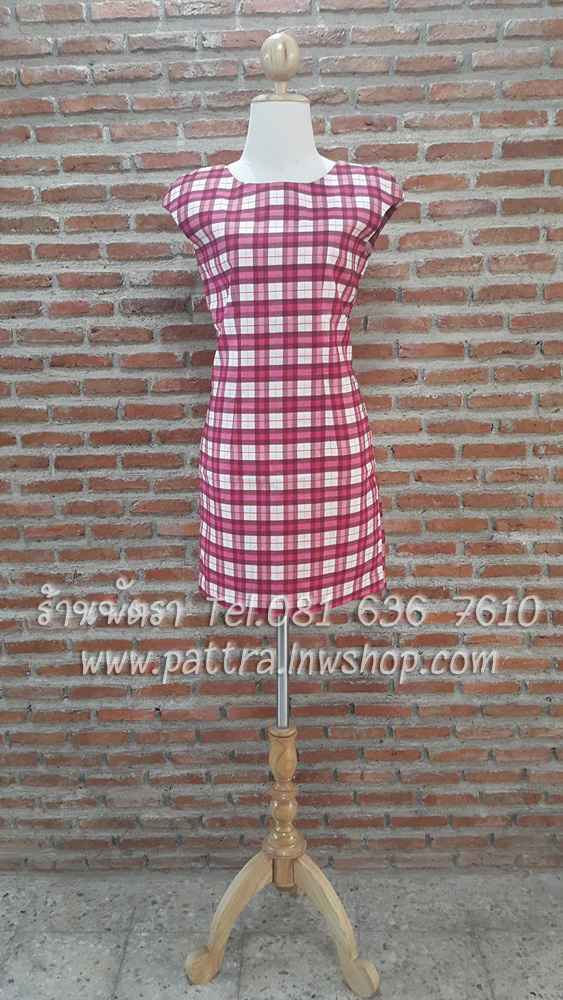 เดรสผ้าฝ้ายผ้าพื้นเมือง ใส่สบาย ไม่ร้อน