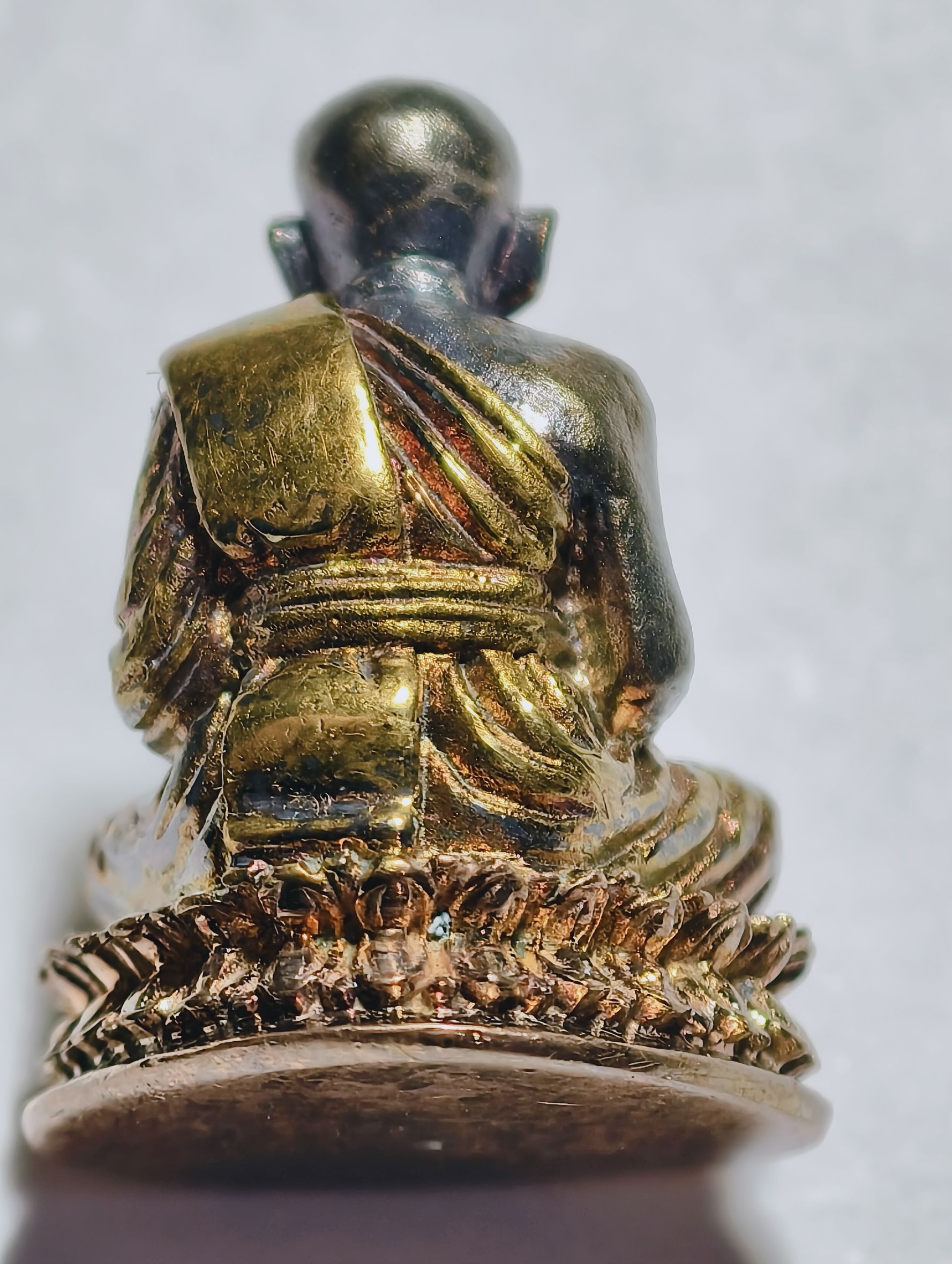 หลวงปู่ทวด วัดช้างให้ เนื้อเงินแท้ ขัดเงาพ่นทราย 3 กษัตริย์ AC2434