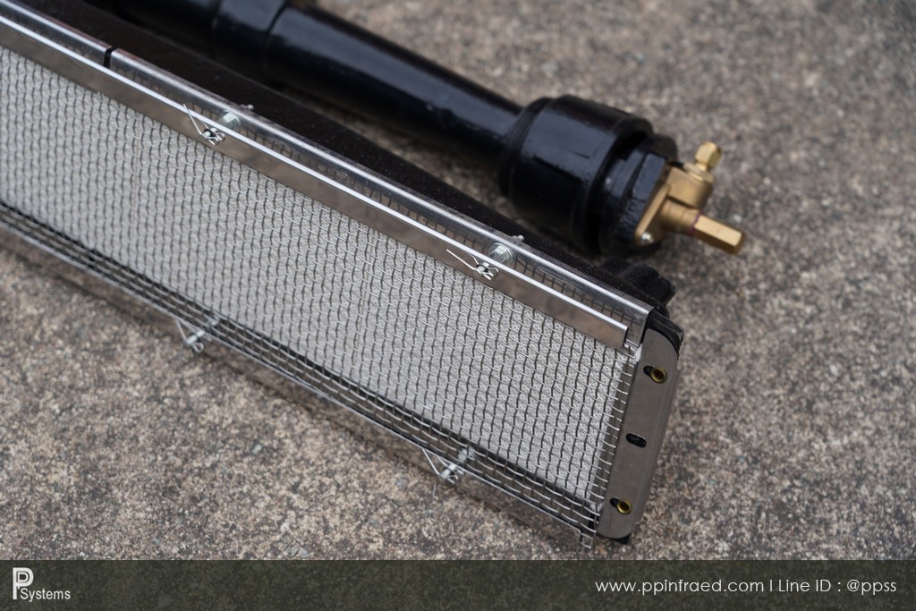 หัวเตาอินฟาเรด KOMPAC MK-262 10.90kW ชนิดเหล็กหล่อ ขนาด 930x130x200