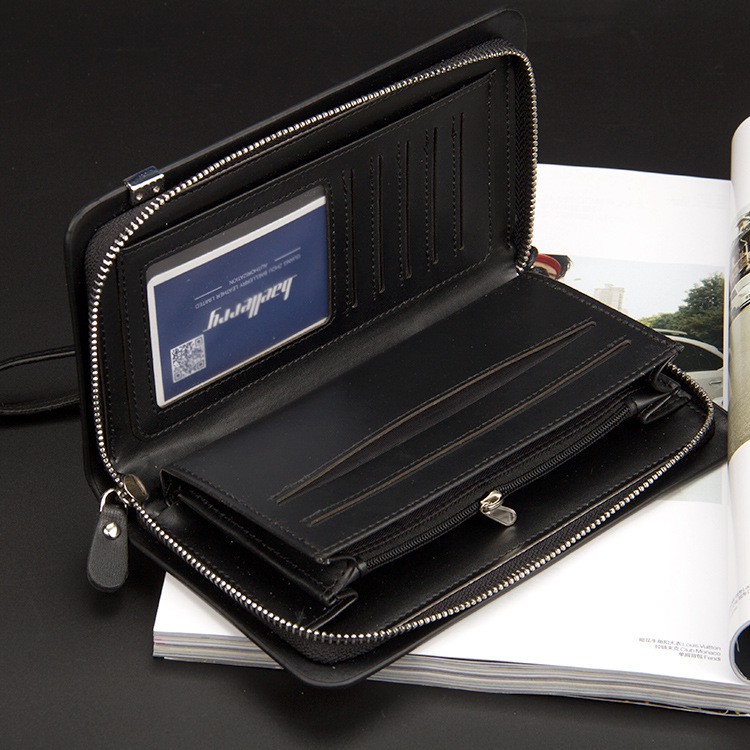 กระเป๋าสตางค์ผู้ชายทรงยาว รหัส : MZ-019