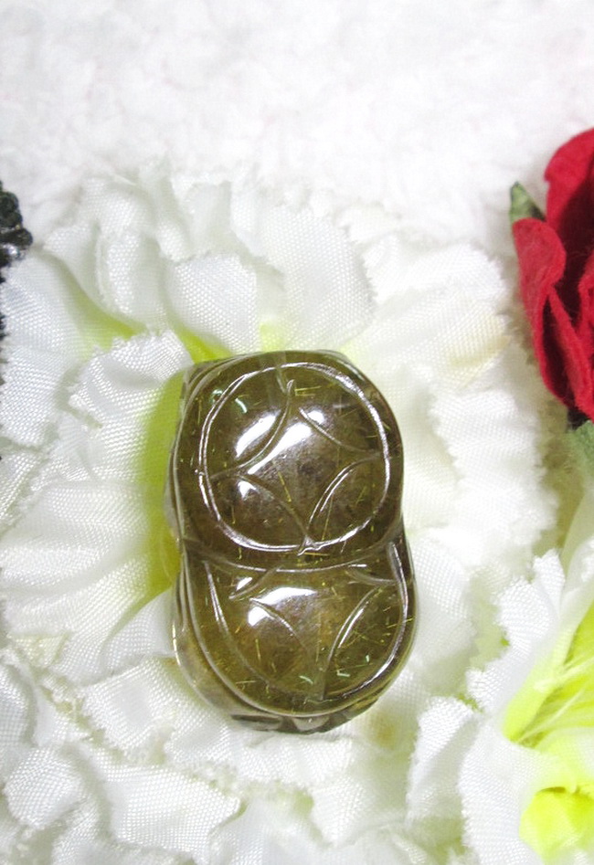 ปี่เซี๊ยะแกะสลักจากสโมคกี้ควอทซ์