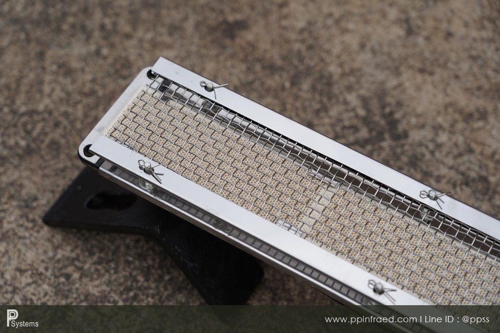 หัวเตาอินฟาเรด KOMPAC MK-81 3.14kW ชนิดเหล็กหล่อ ขนาด 555x80x105