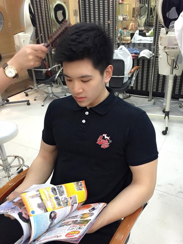 เสื้อโปโล rudedog รุ่น typo สีดำ