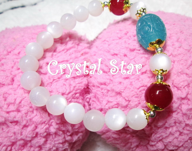 สร้อยข้อมือ Tianhe และมูนสโตน