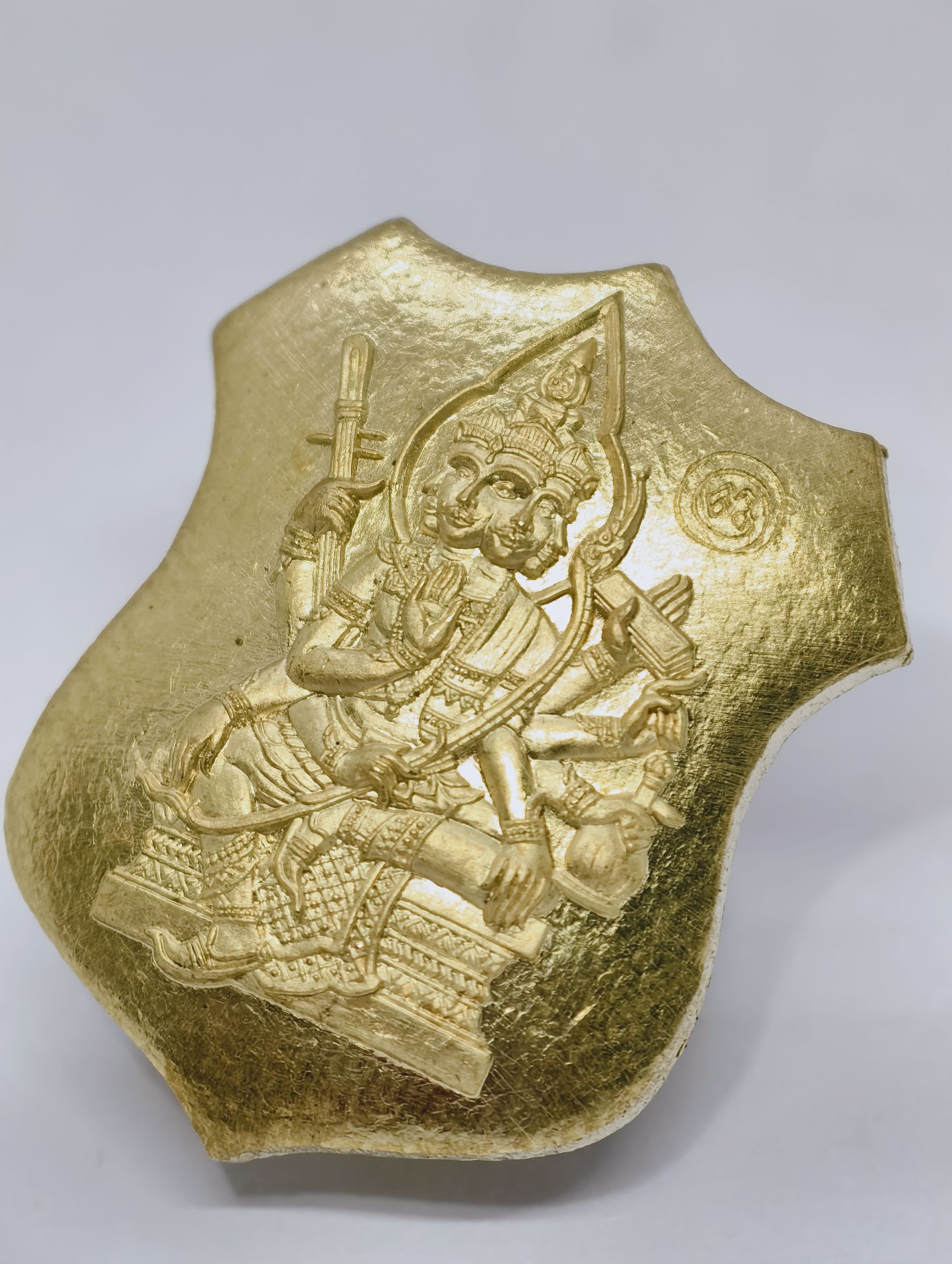 หลวงปู่มหาศิลา วัดโพธิ์ศรีสะอาด พระพรหมน้อย หลัง มวลสารของหลวงปู่ KA7256