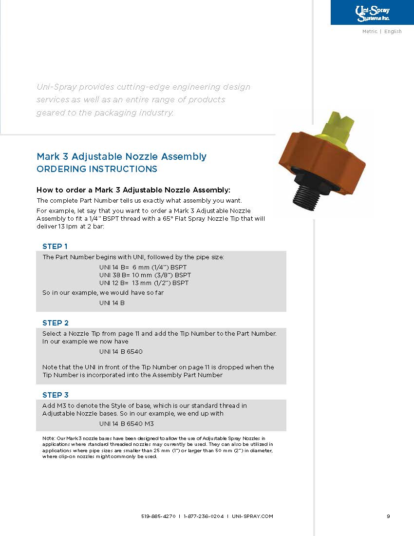 Uni-Spray Product Brochure