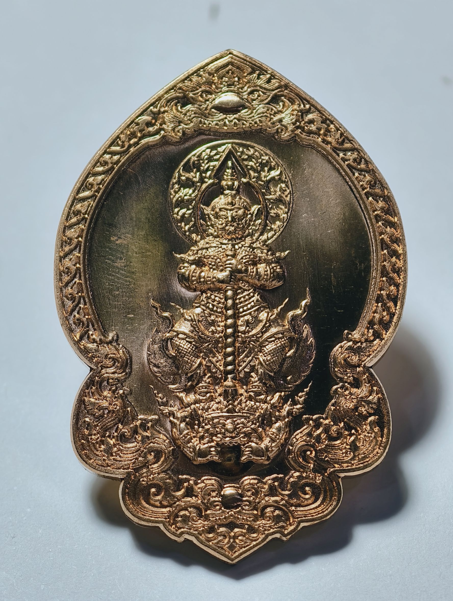 หลวงปู่หนูเพชร วัดป่าภูมิพิทักษ์ มหาเทพราชาทรัพย์ ปี 62 ท้าวเวสสุวรรณ เลข 3 AC2432