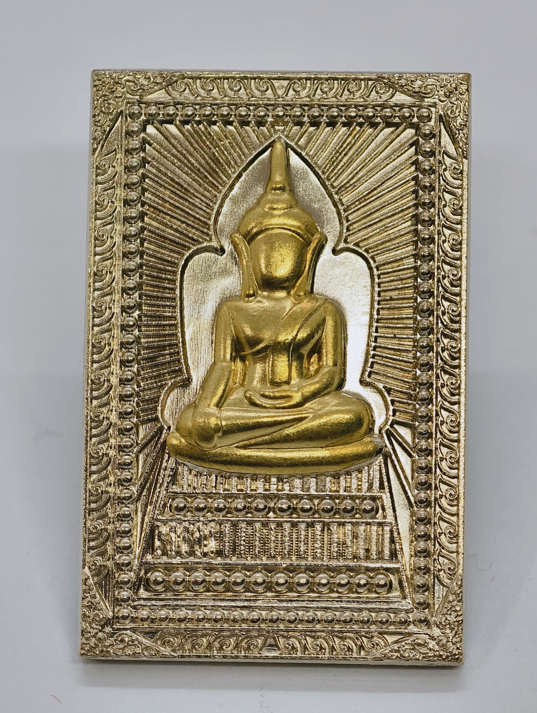 หลวงปู่มหาศิลา พระสมเด็จแหวกม่าน วัดโพธิ์ศรีสะอาด ปี 2567 อัลปาก้า ยกหน้ากาก KA3286