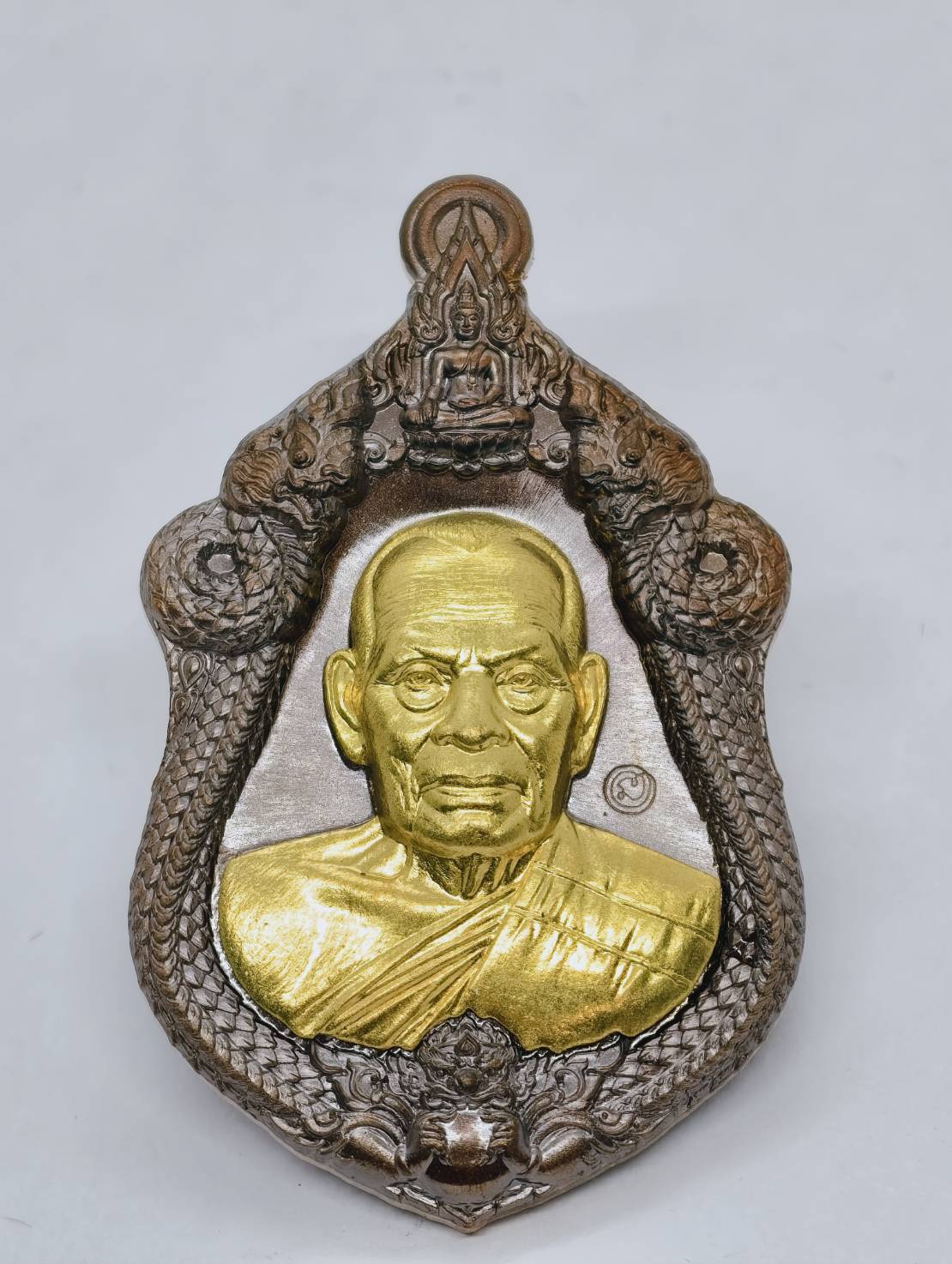 หลวงพ่อพัฒน์ วัดห้วยด้วน เจ้าสัว บอย ท่าพระจันทร์ ยกหน้ากาก หน้าหลัง (AB1813)