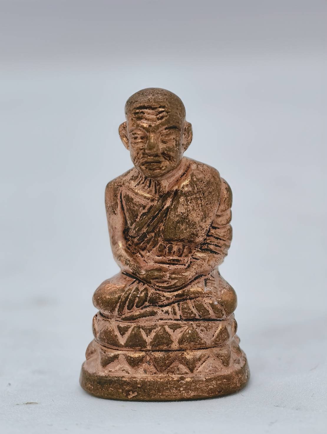หลวงปู่อิ่ม วัดทุ่งนาใหม่ นครศรีธรรมราช หลวงพ่อทวด บัวรอบก้นลายเซ็น รุ่นแรก (KA1237)