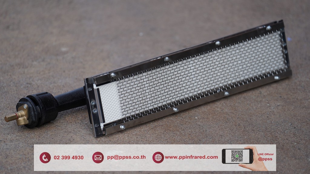 หัวเตาอินฟราเรด SUNSRAYS GR-1602 6.3kW ชนิดเหล็กหล่อ ขนาด 570x130x170