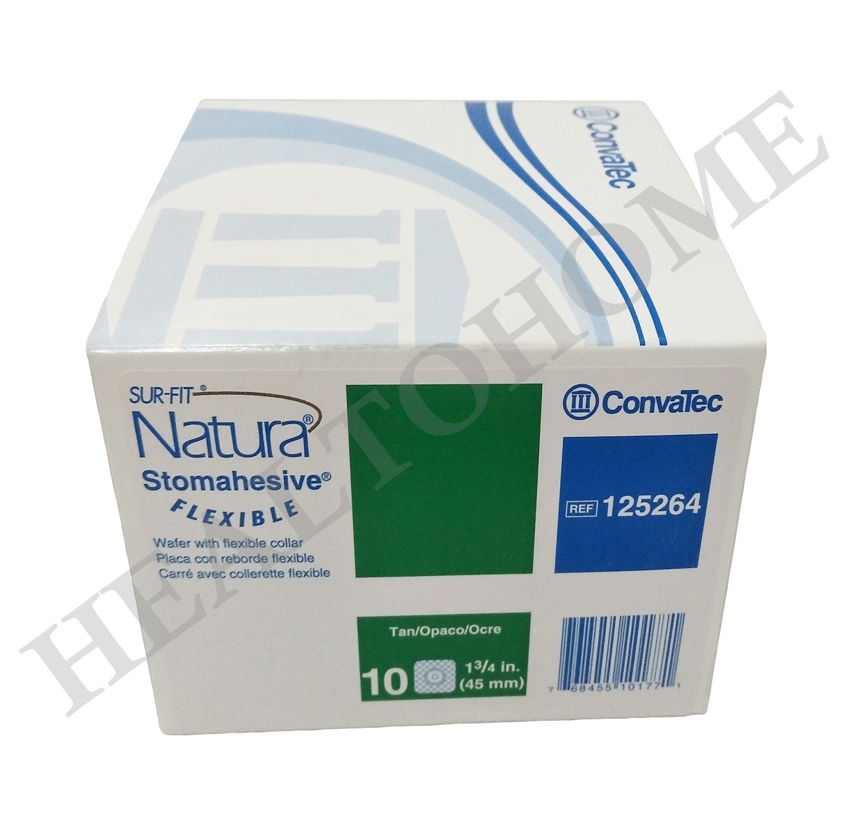 Convatec Sur-Fit Natura Flexible แป้นสำหรับติดถุงหน้าท้อง แบบยืดหยุ่น (เฉพาะแป้น ไม่รวมถุง)