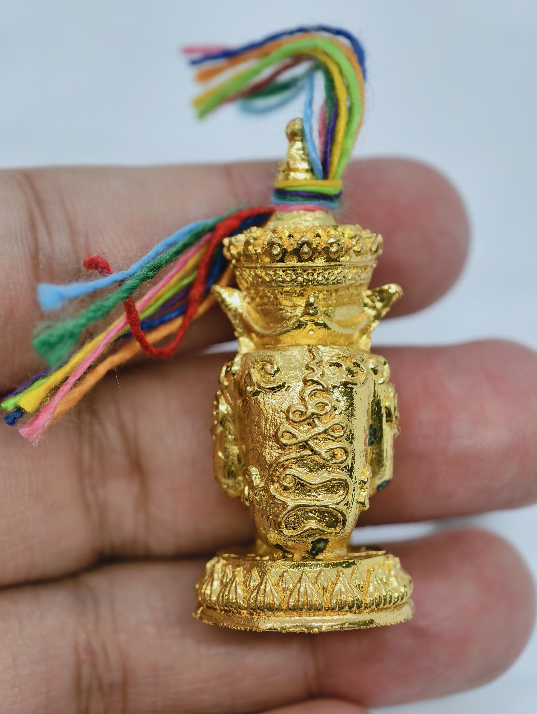 หลวงปู่เปลื้อง วัดพังดาน พระปิดตาในครรภ์ โนราห์ชาตรี รุ่นแรก พิมพ์ใหญ่ KA2588