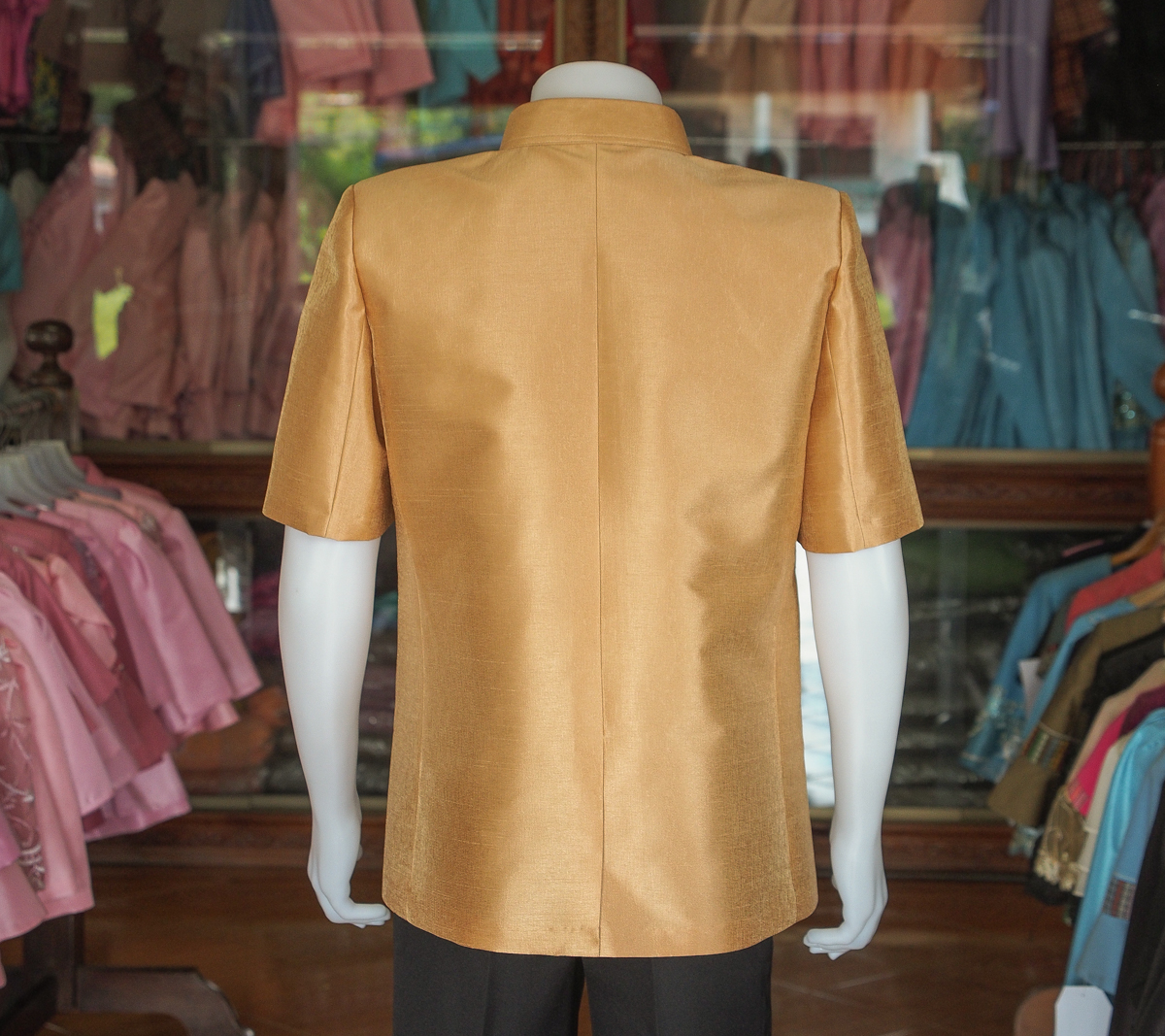 เสื้อสูทไหมมุก สีทอง ไซส์ M