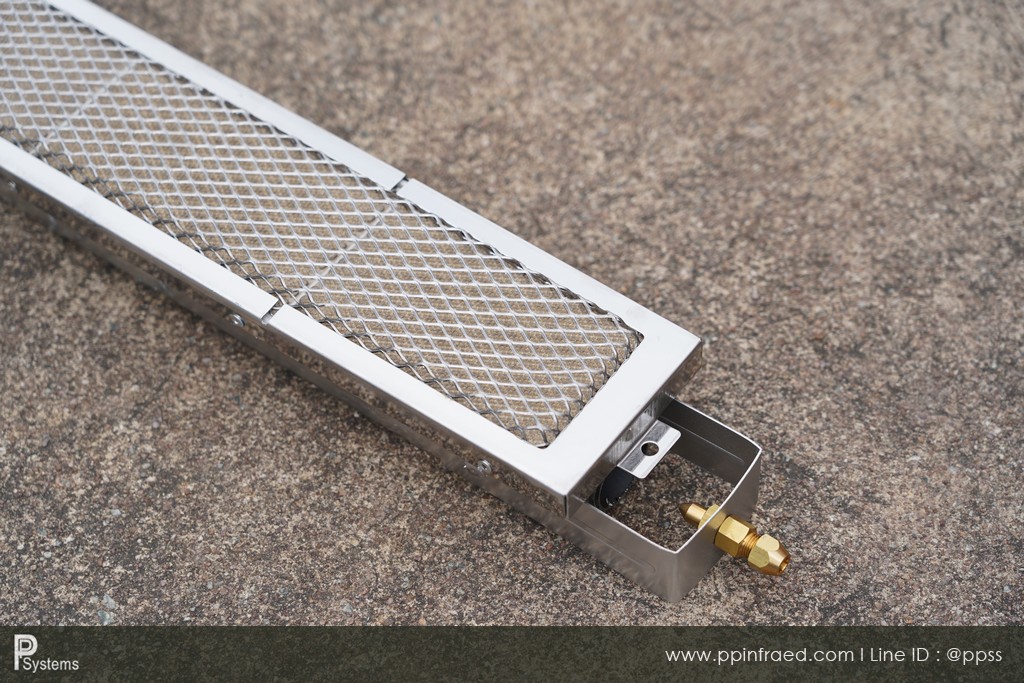 หัวเตาอินฟาเรด THD HD538 3.90KW ขนาด 538x85x65