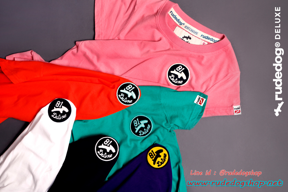 เสื้อยืดแขนสั้น rudedog รุ่น Deluxe (ดีลักซ์) เสื้อยืดแขนสั้น rudedog รุ่น Deluxe (ดีลักซ์)