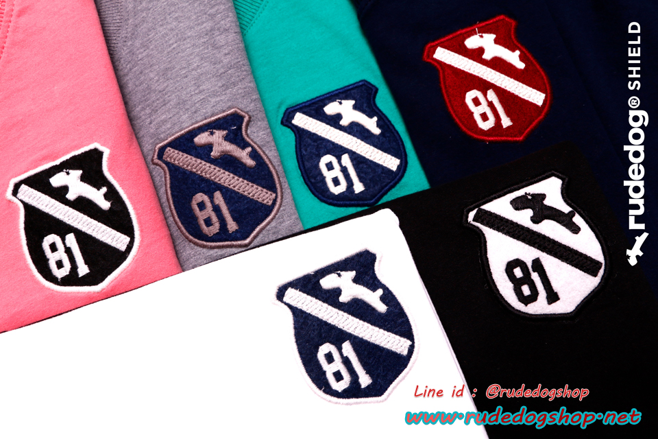 เสื้อยืดแขนสั้น rudedog รุ่น Shield (ชิลด์)