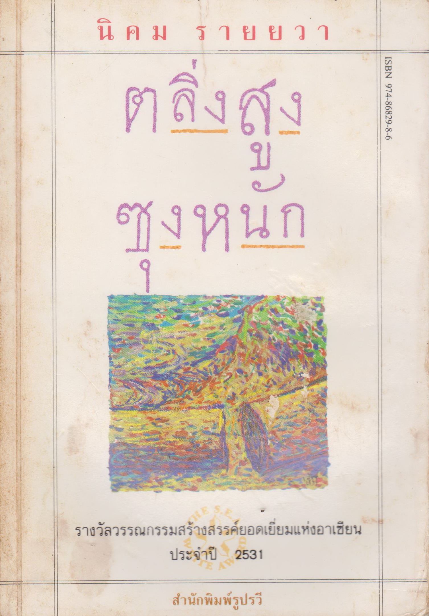 นิยาย ตลิ่งสูงซุงหนัก ผู้เขียน นิคม รายยวา