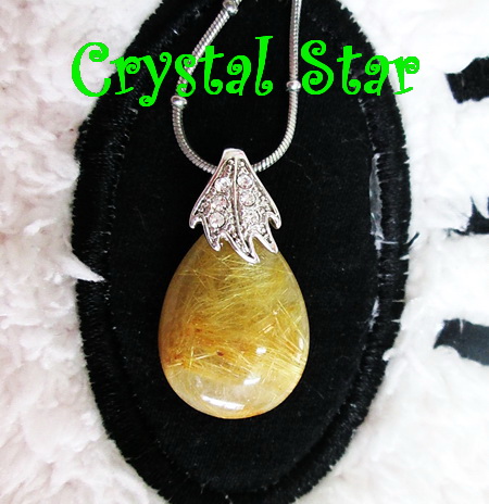 จี้ไหมทอง+โรเดียม