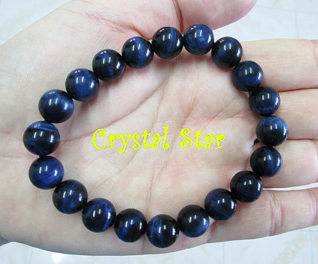 สร้อยข้อมือตาเสือสีน้ำเงิน