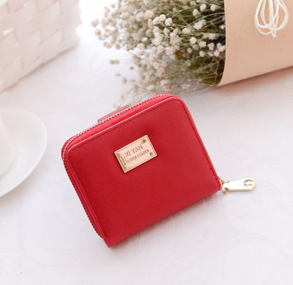 กระเป๋าสตางค์ผู้หญิงใบสั้น XI YAN