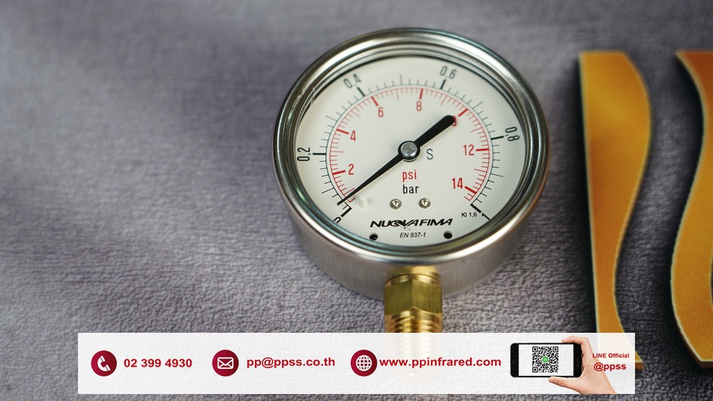 NUOVAFIMA Pressure Gauge 0-1.0 bar l เกจวัดแรงดันแก๊สช่วงแรงดันสูง