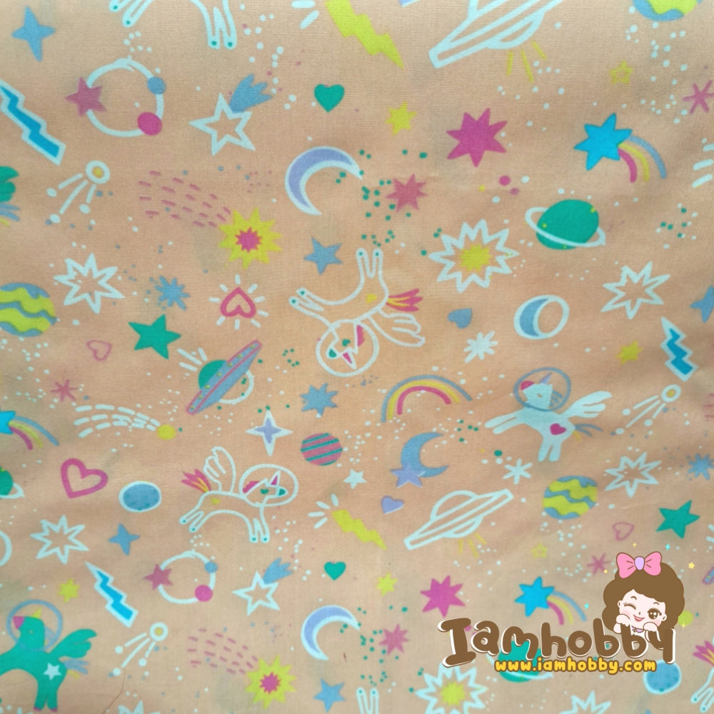 ผ้าคอตตอน100% ผ้างานฝีมือ เนื้อดี ขนาด30*30 cm. (แพ็คละ 3 ชิ้น)