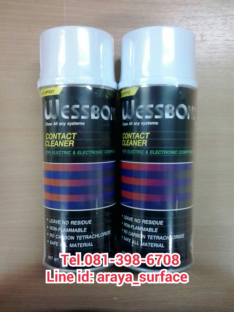 Wessbond Contact Cleaner (เวสบอนส์ คอนแทค คลีนเนอร์) สเปร์ยเวสบอนส์ คอนแทค คลีนเนอร์